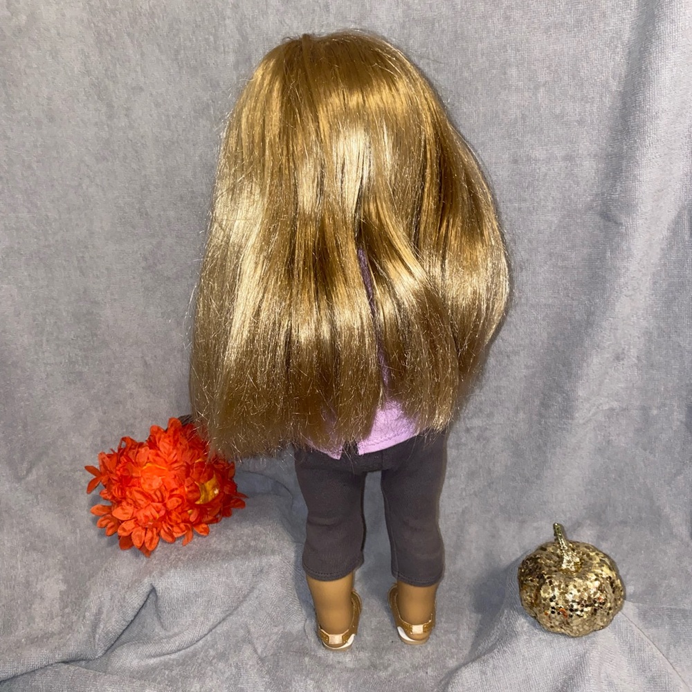 American Girl Goty 2014 ISABELLE PALMER 18" Doll with partial meet outfit - Picture 2 of 15